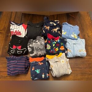 Assorted Baby Zipper Pajama Collection (11)